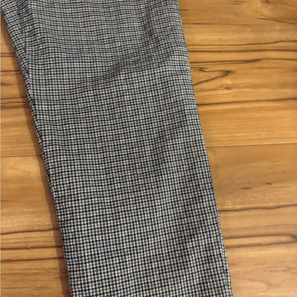 Dynamite Monochrome Checkered Ankle Pants - Picture 3 of 5